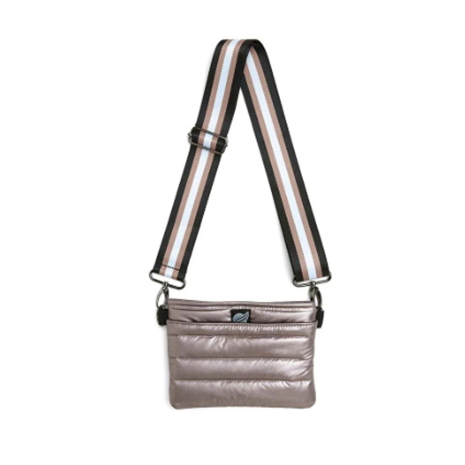 THINK ROYLN Quilted Crossbody Bum Bag 2.0 Cream Pearl Latte NWT