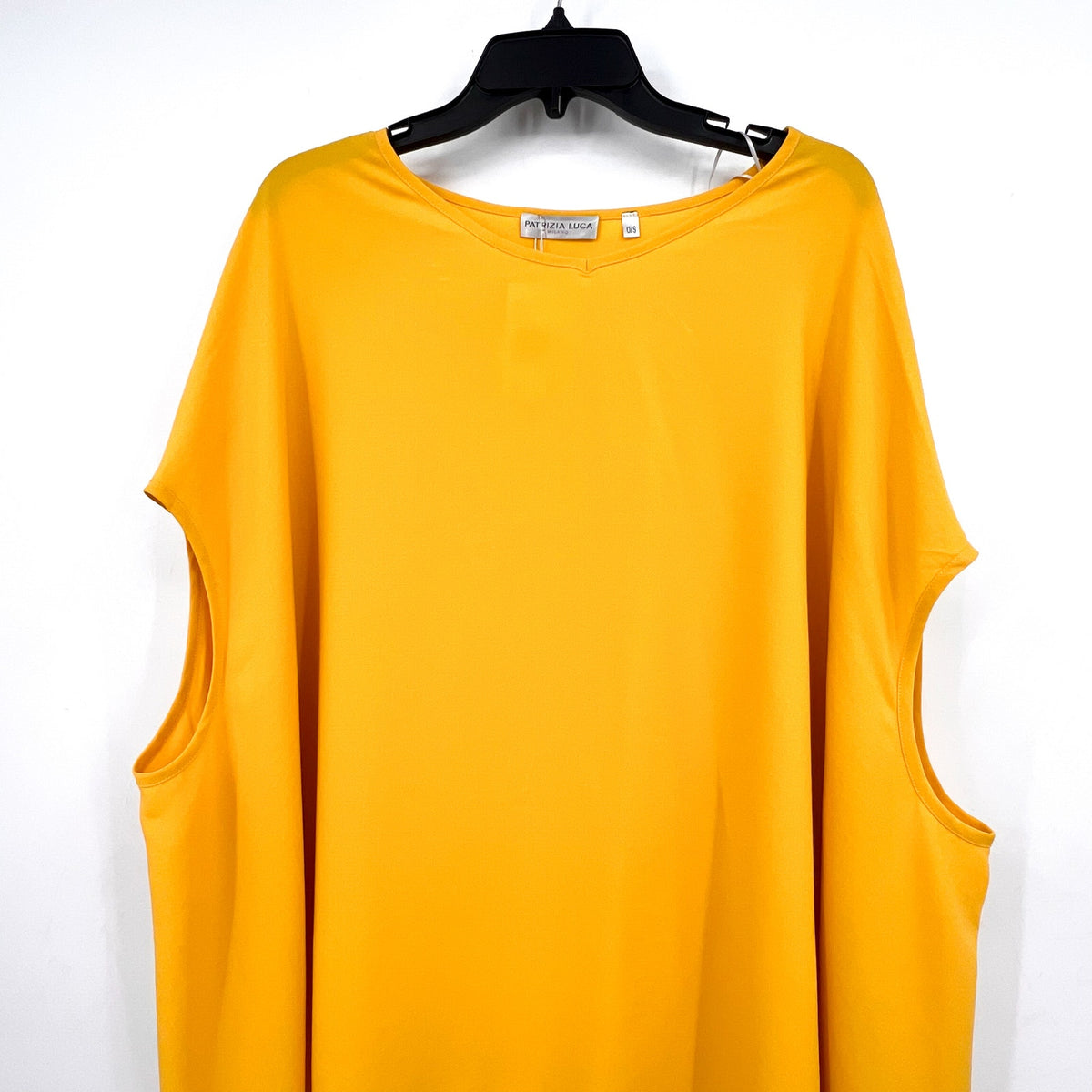 PATRIZIA LUCA Women's Oversized Caftan Tunic Top One Size Bright Yellow NWT