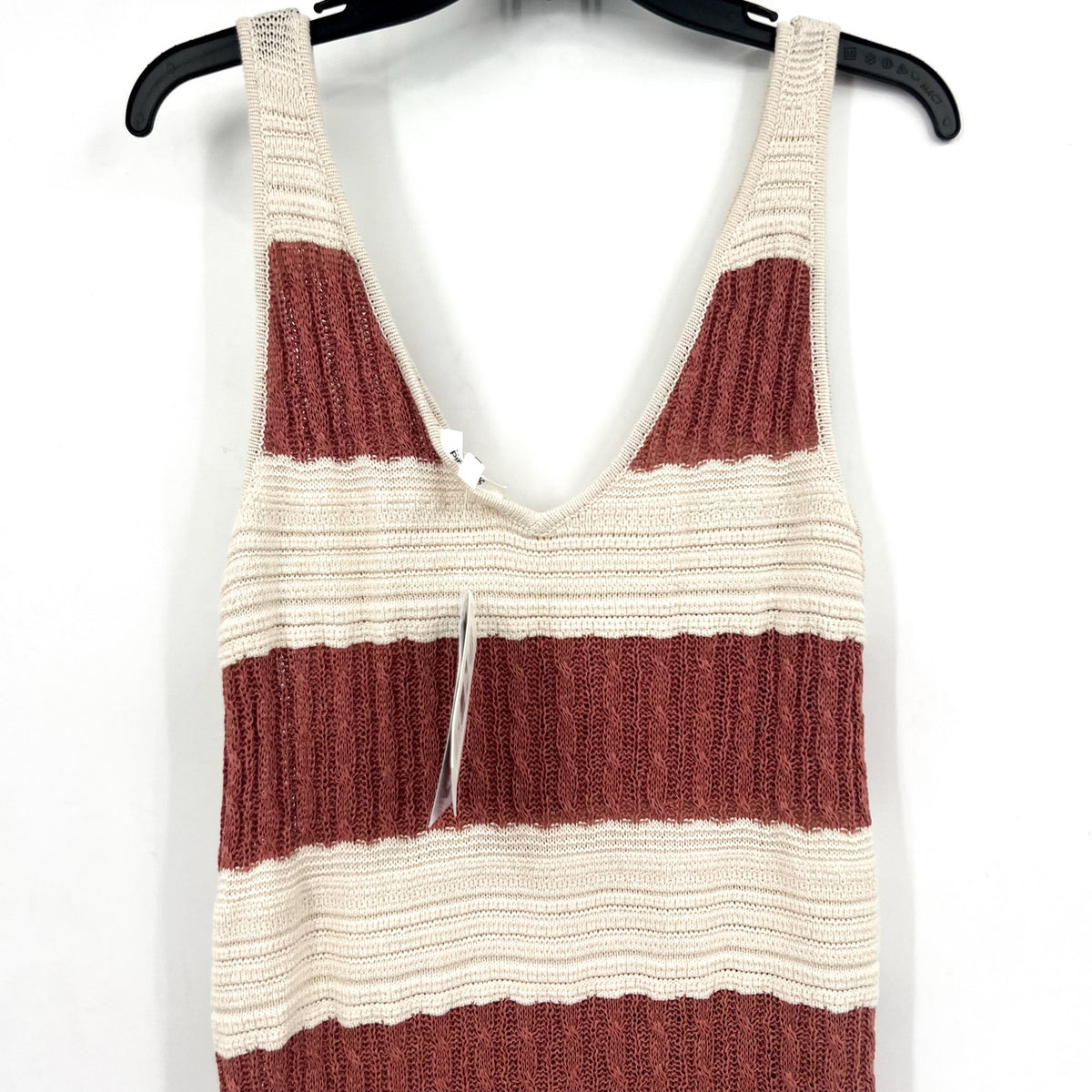 SPLENDID Women's Nicola Knit Tank Dress Medium Sunset White Sand Stripe NWT