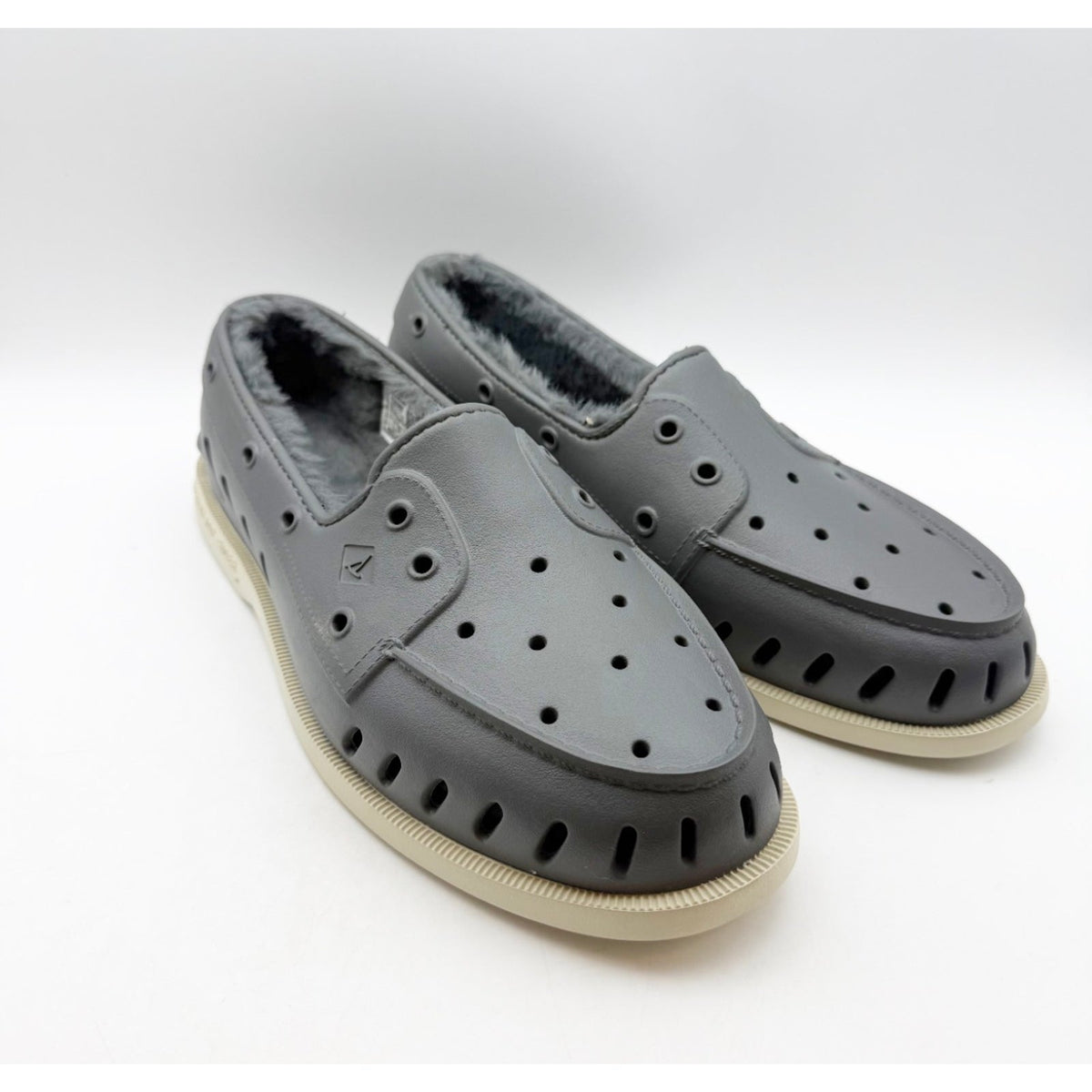 SPERRY Mens Original Float Cozy Boat Shoes Size 9 EU 42 Gray EVA NWOB