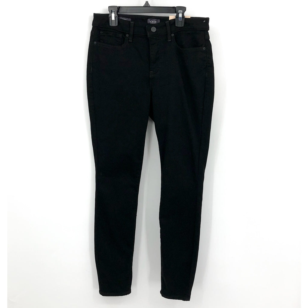 NYDJ Women's Ami Skinny Jeans Size 6 Black High Rise Lift Tuck Technology NWT