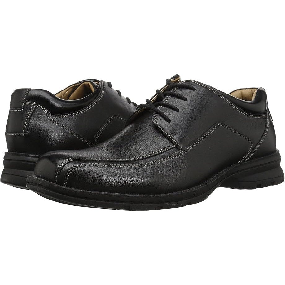 Dockers Mens Trustee Casual Oxford Shoe US 15 Wide EU 48 Black Leather NWOB