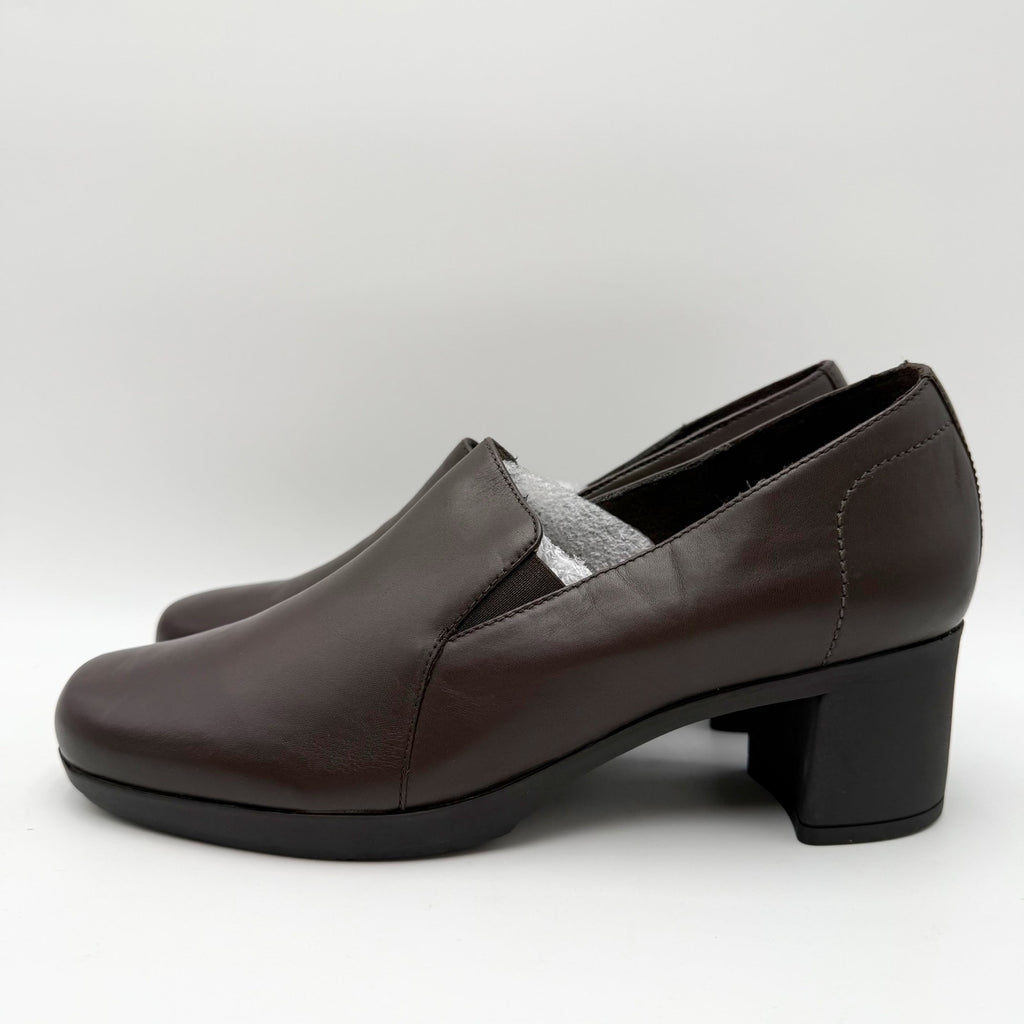 Munro Womens Jemma Pumps Size 11.5 M Brown Leather NIB