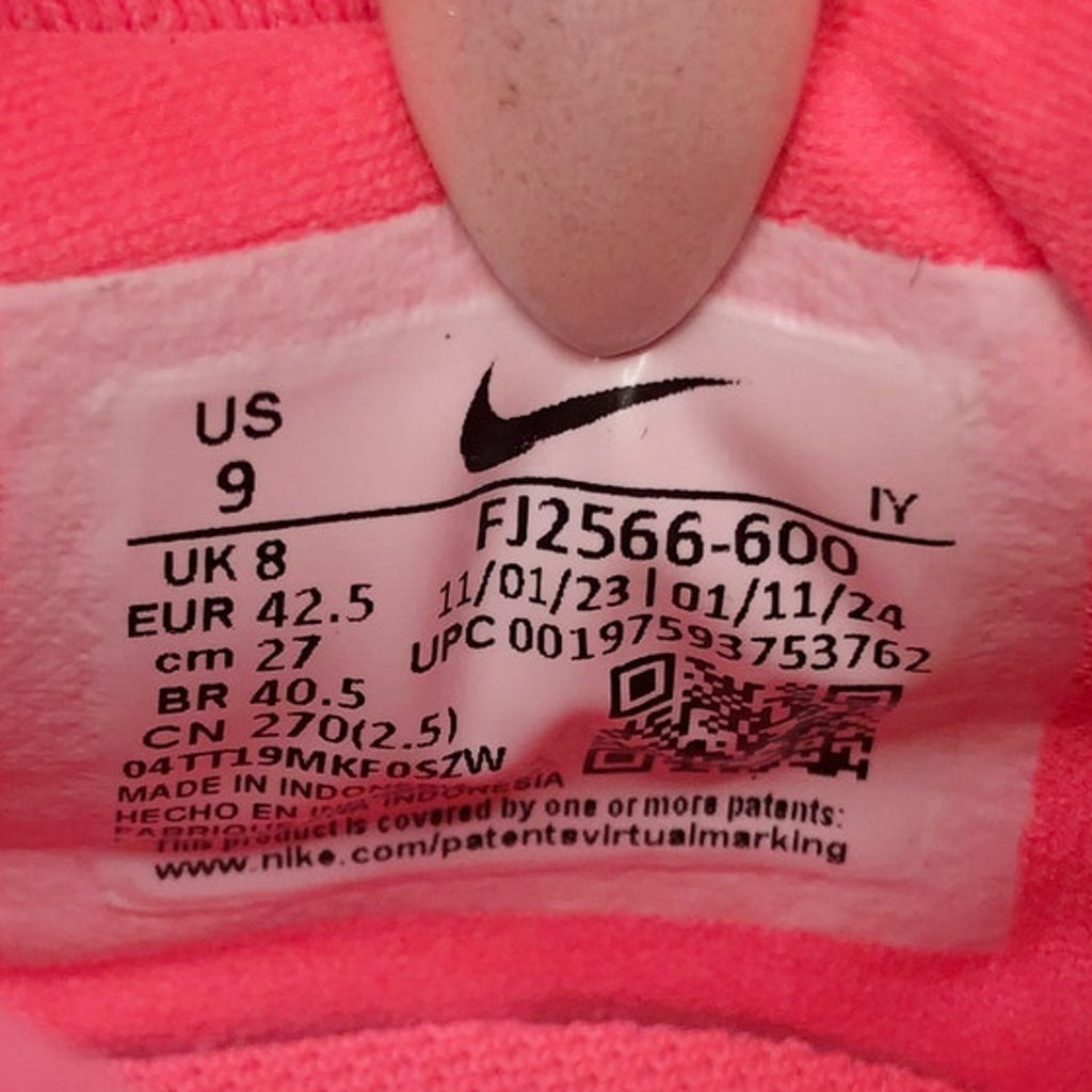 Nike Mens Phantom Luna 2 Academy TF Soccer Cleats Size 9 EU 42.5 Pink Turf NWOB