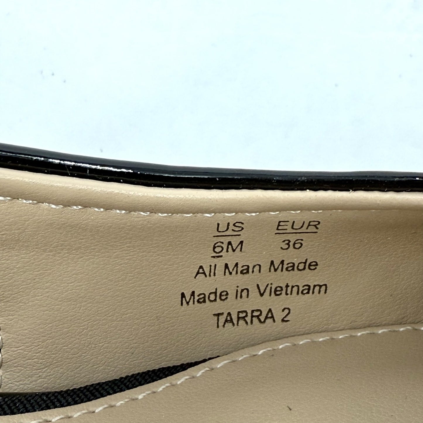 Sam Edelman Womens Tarra Slingback Pumps US 6 M Tan Black Vegan Patent NIB