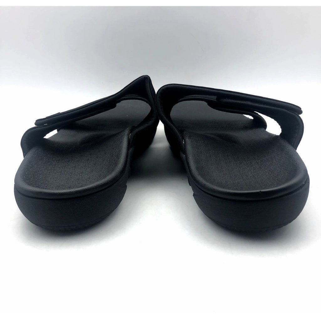 Spenco Womens KHOLO NUEVO Comfort Slide Sandals Size 7.5 WIDE Black NWT