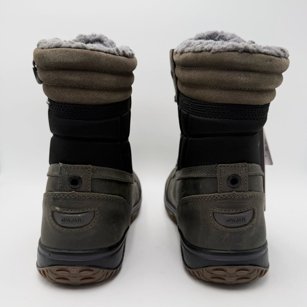 Pajar Canada Mens Trooper 3.0 Winter Boots Size 10 EU 44 Dark Grey Black WP NWOB