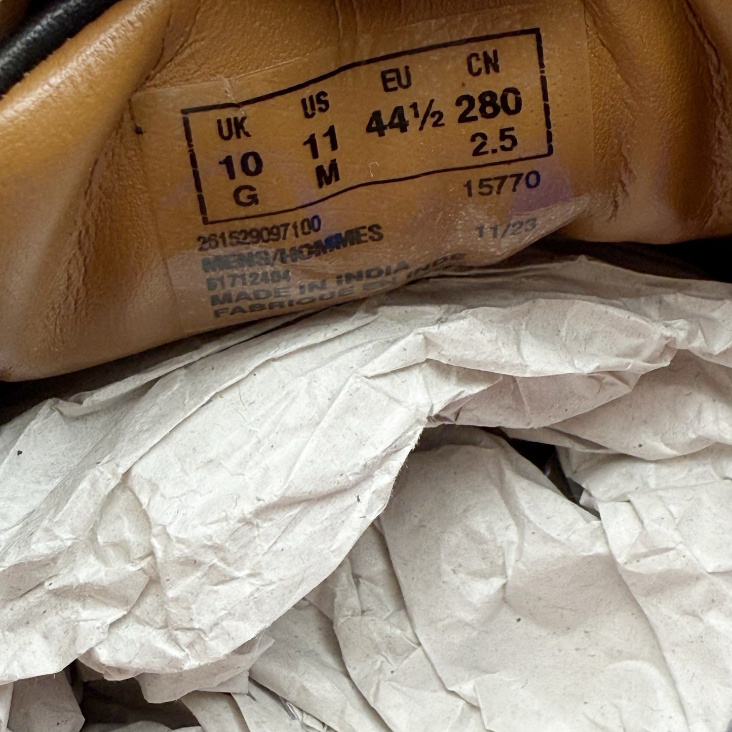 Clarks Mens Whiddon Pace Oxford Shoes US 11 M EU 44.5 Black Leather NIB