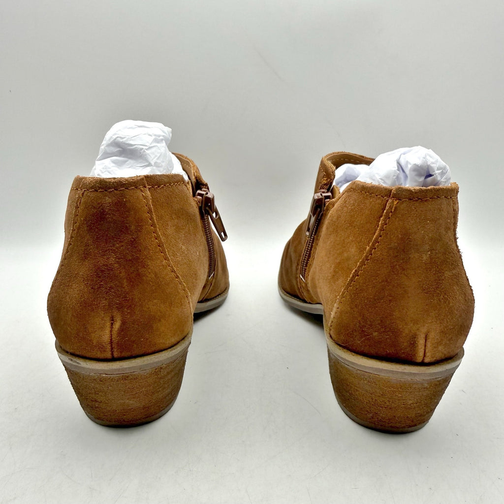 Zodiac Womens Hope Ankle Booties US 6 Brown Suede NWOB
