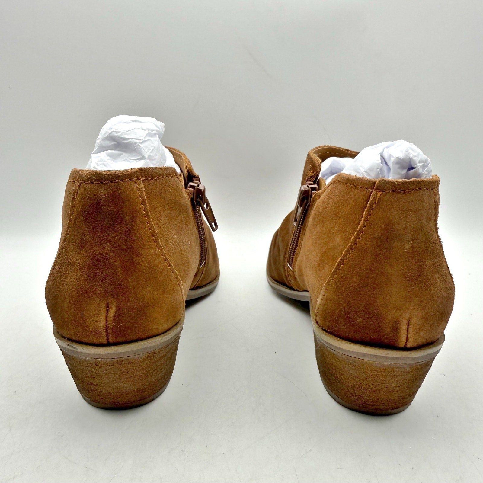 Zodiac Womens Hope Ankle Booties US 6 Brown Suede NWOB