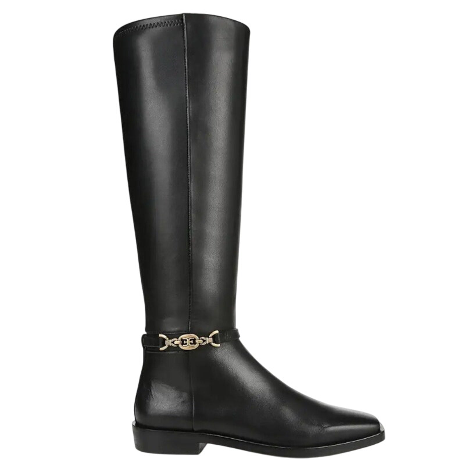 Sam Edelman Womens Clive Knee High Boots US 8 M EU 38.5 Black Leather NIB