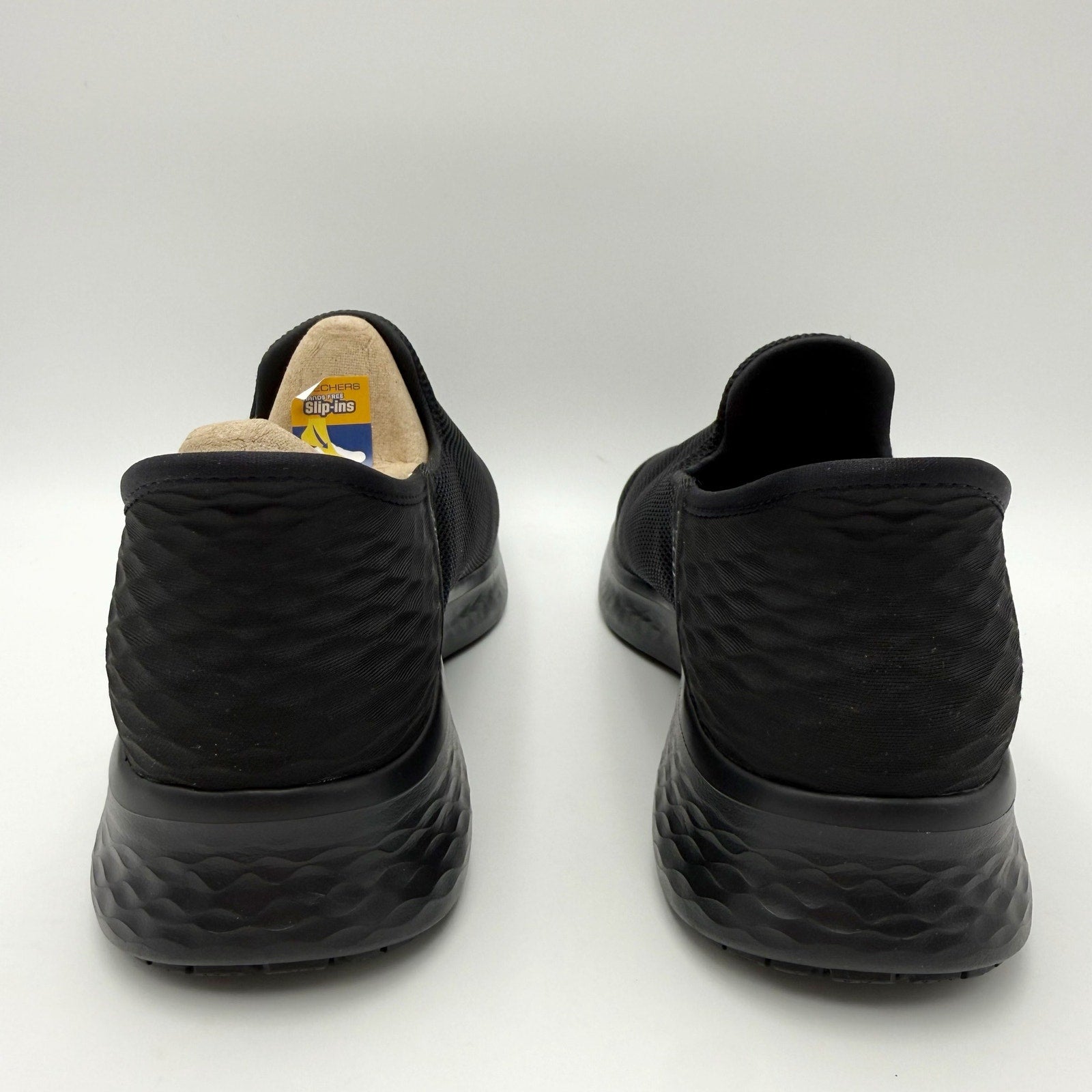 Skechers Womens Slip-Ins Lite Pro Work Sneakers Size 6 Black Slip Resistant NIB