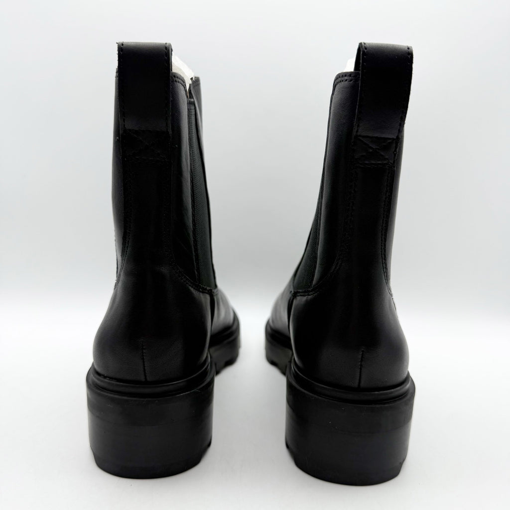 Madewell Womens The Bradley Chelsea Lugsole Boots Size 5.5 Black Leather NWOB