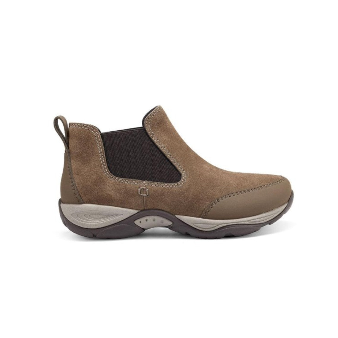 EASY SPIRIT Women's Exceed Ankle Chelsea Boots 6M Dark Brown Padded Insole NWOB