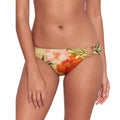 LAUREN RALPH LAUREN Island Tropical Hipster Bikini Bottom Size 6 Gold Rattan NWT