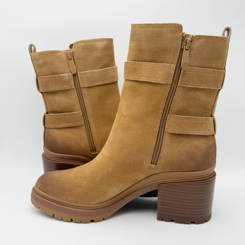 Naturalizer Women Trina Heeled Boots Size 10 M EU 41 Brown Suede NIB