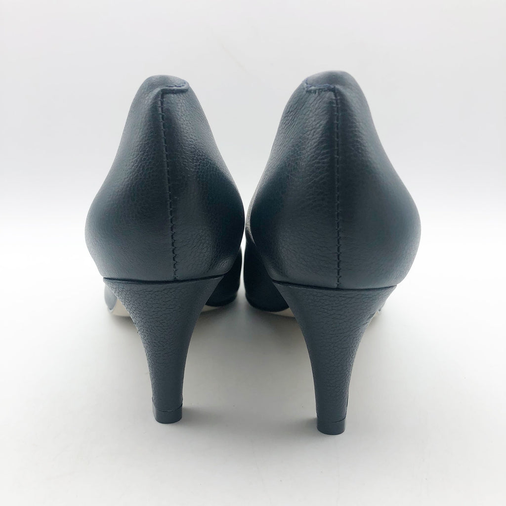 Marc Joseph Womens Trinity PL Pump US 7.5 EU 38.5 Navy Blue Leather NIB