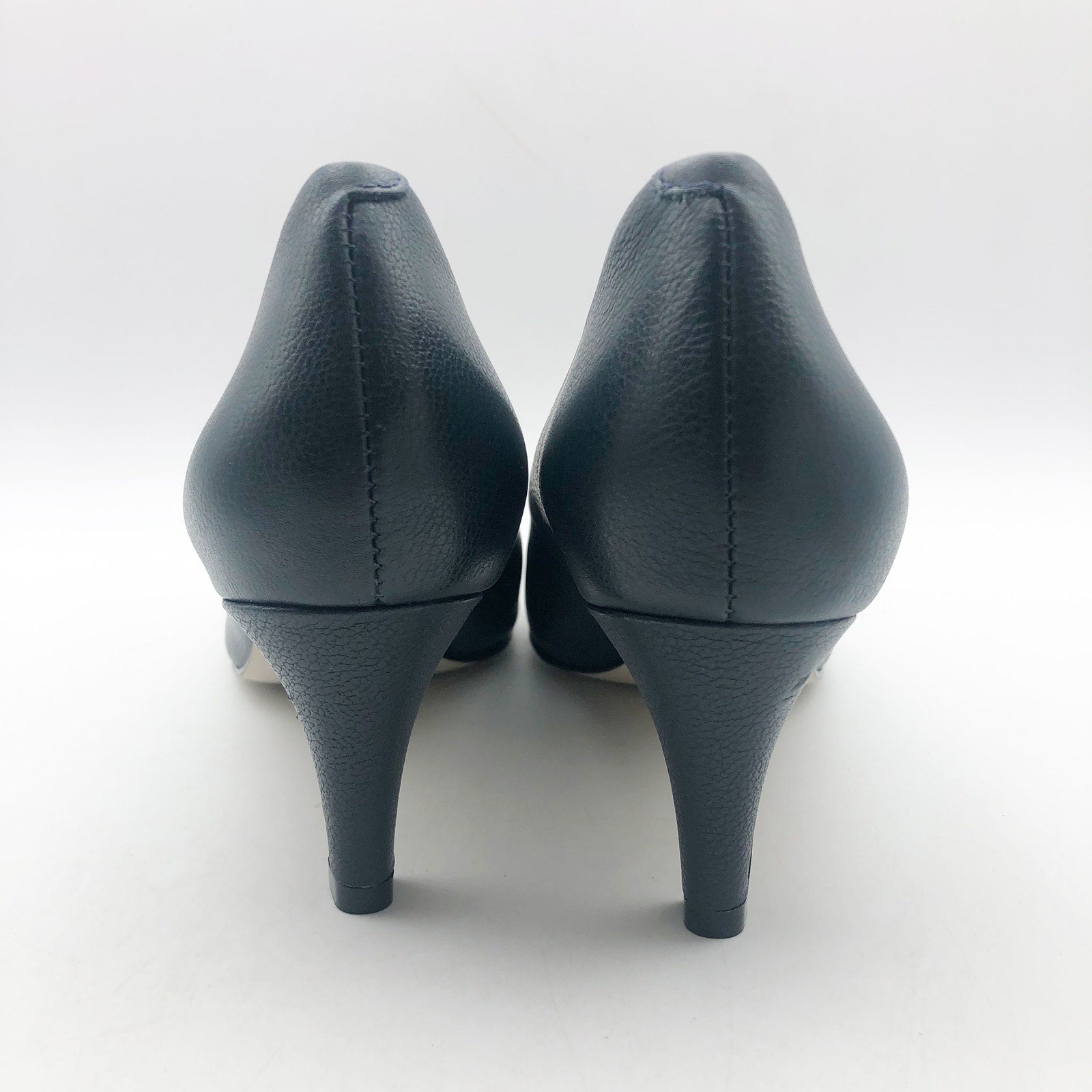 Marc Joseph Womens Trinity PL Pump US 7.5 EU 38.5 Navy Blue Leather NIB