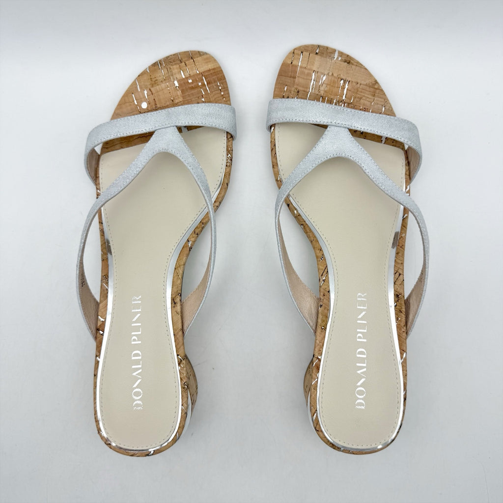 Donald Pliner Womens Mida Slide Sandals US 8.5 M Leather NWOB