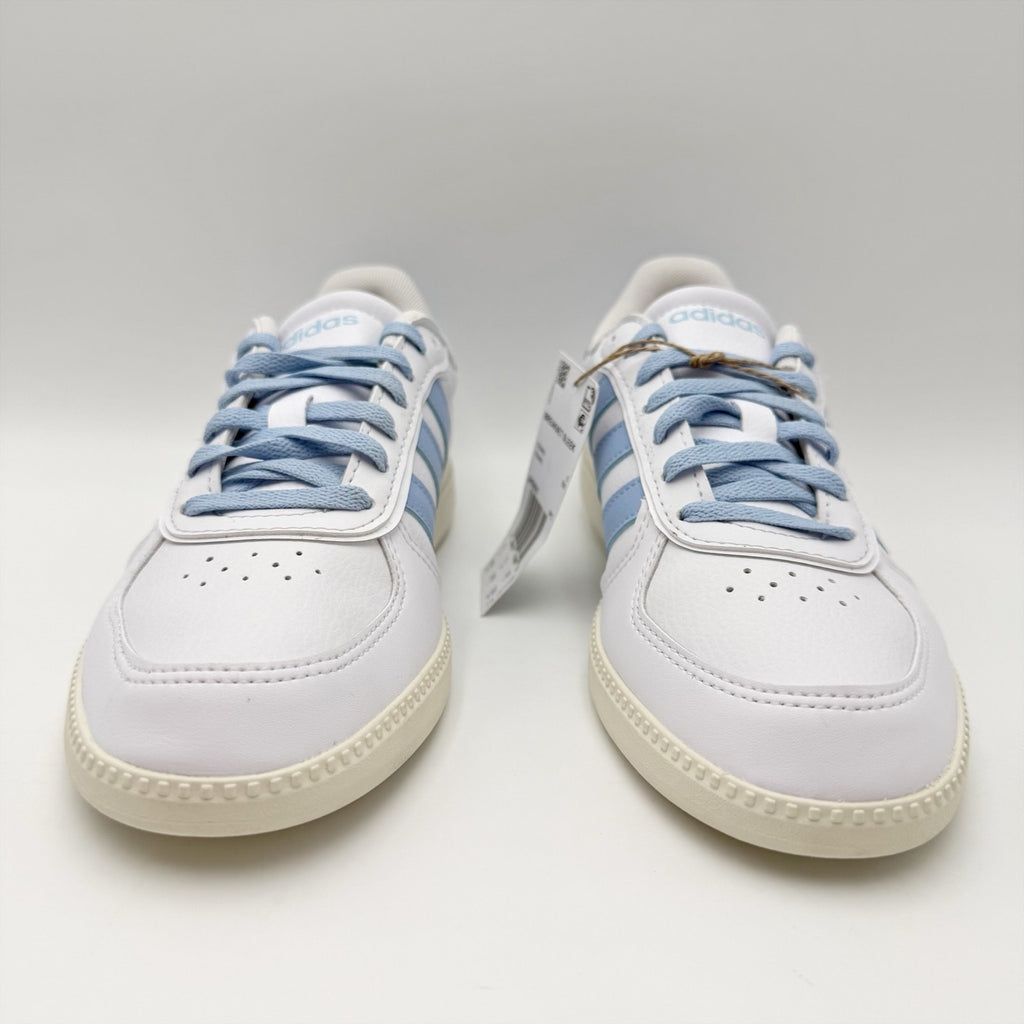 Adidas Womens Breaknet Sleek Casual Sneaker Size 6.5 White Blue NWT