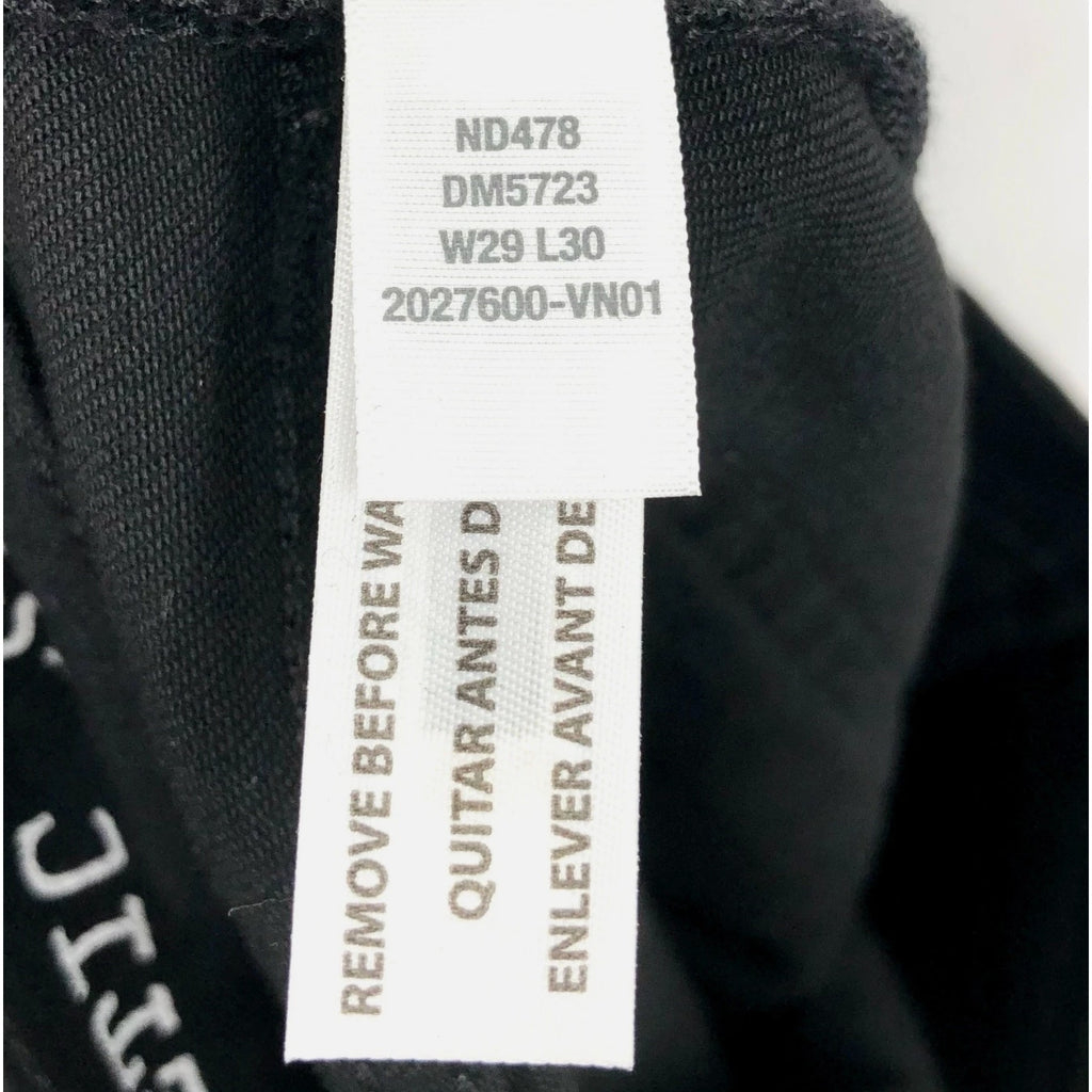 MADEWELL Men's Athletic Slim Jeans 32x34 Black Bainhart COOLMAX ND478 NWT