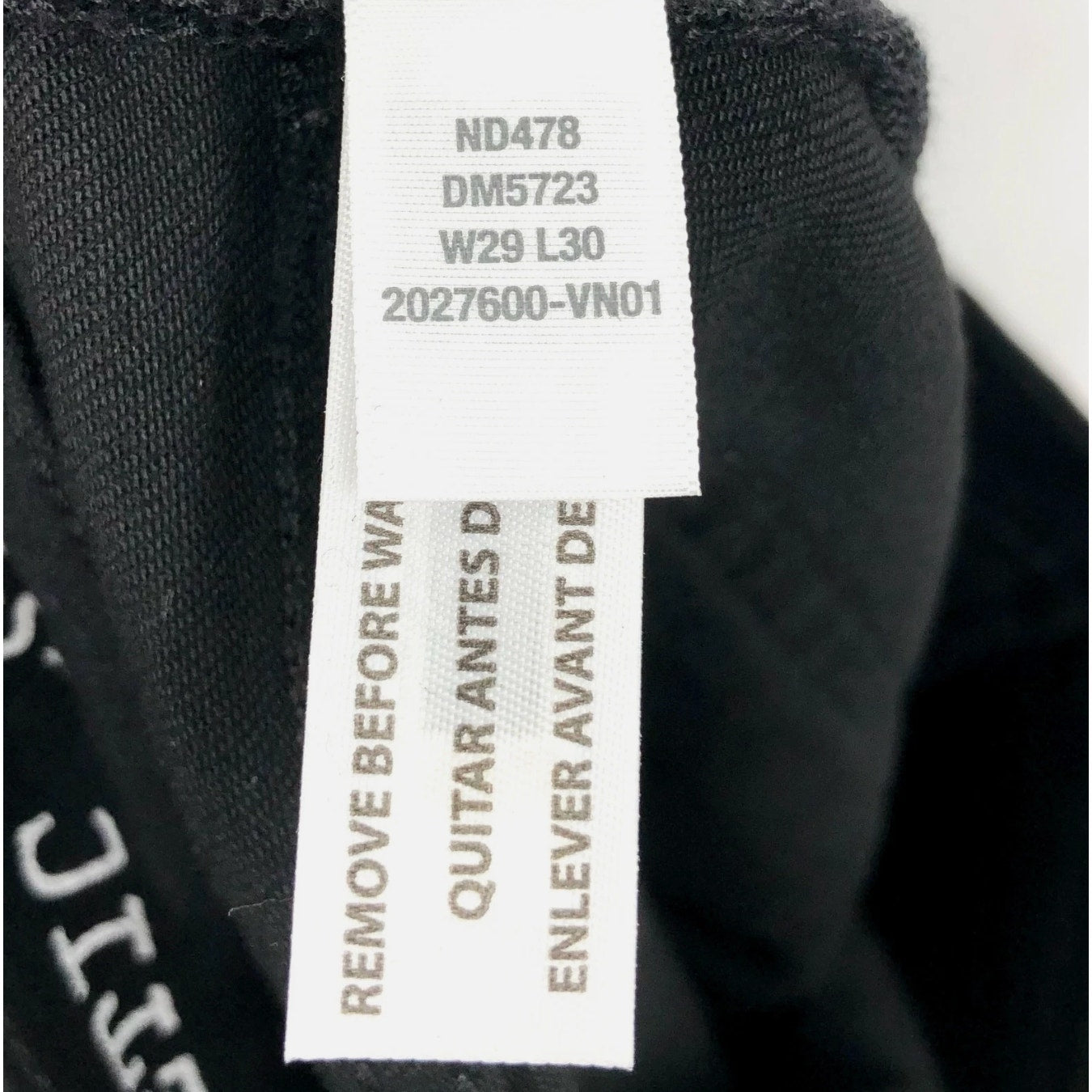 MADEWELL Men's Athletic Slim Jeans 32x34 Black Bainhart COOLMAX ND478 NWT
