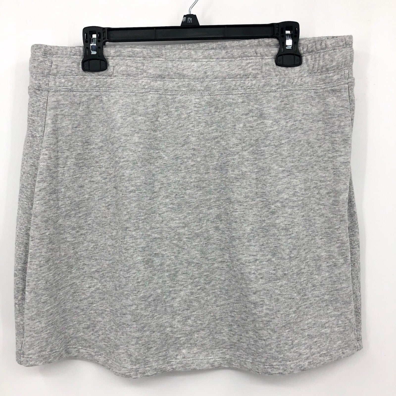 CALVIN KLEIN PERFORMANCE Womens Terry Skirt XL Grey Pull-On Cotton Blend NWT