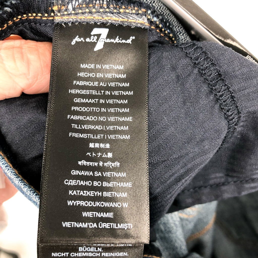 7 FOR ALL MANKIND Womens Josefina Feminine Boyfriend Jeans Size 29 US 8 Blue NWT
