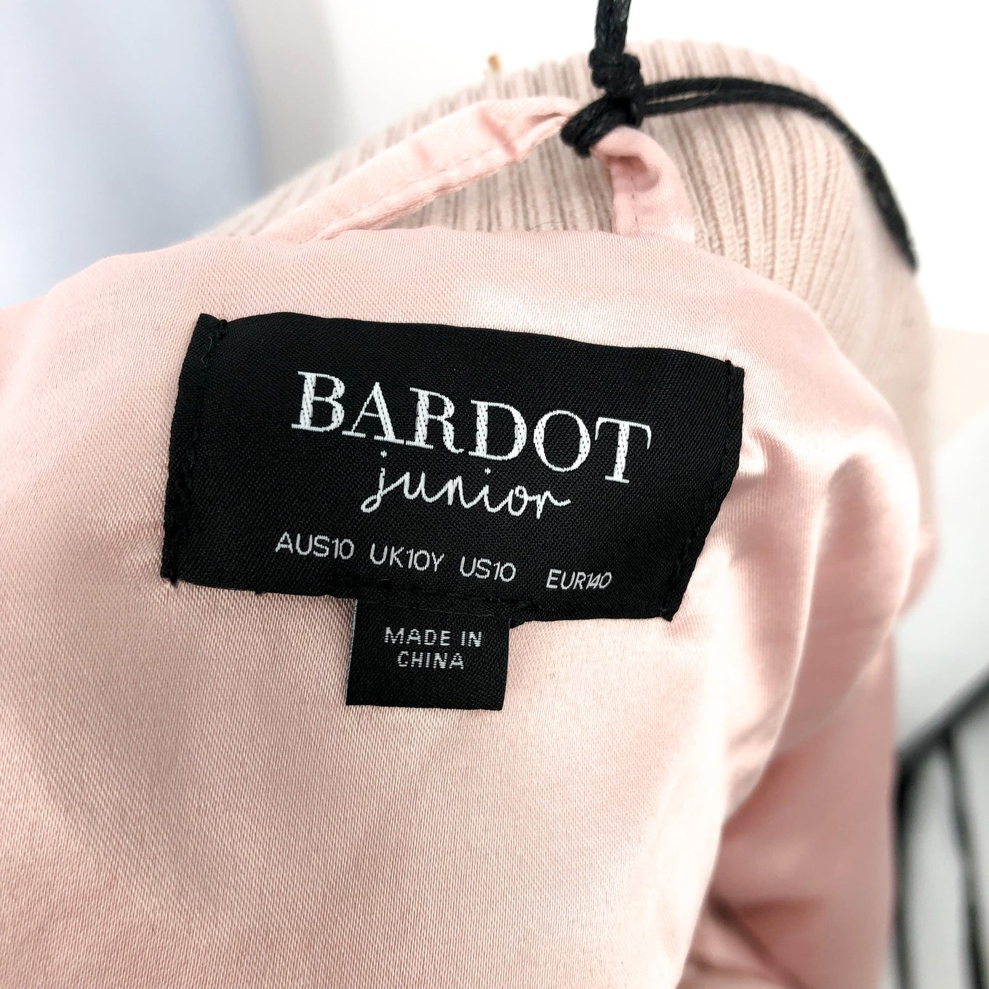 BARDOT JUNIOR Girls' Eve Faux-Fur Bomber Jacket Size 10 Pink Crystal NWT