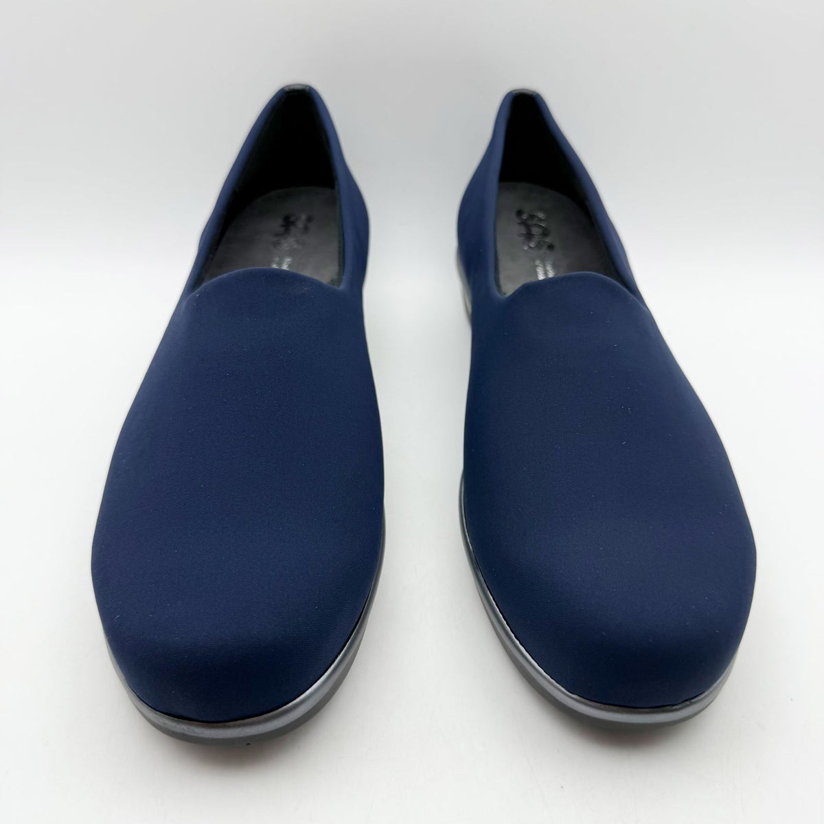 SAS Womens Bliss Slip On Wedge Shoes Size 9 M Navy Blue Comfort NIB