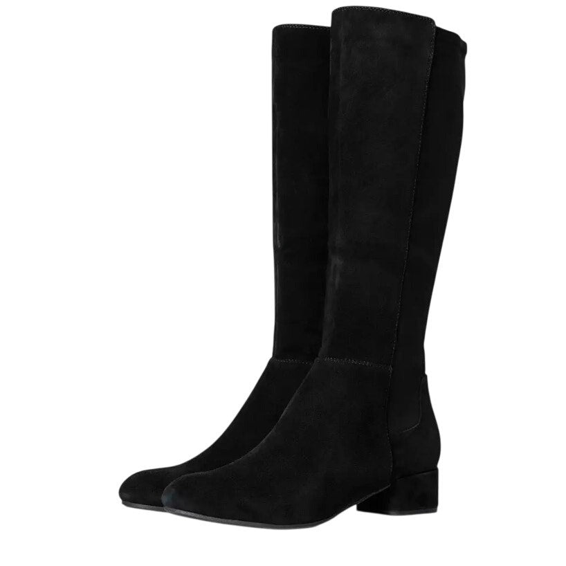 Dune London Womens Tayla Knee High Boots US 7 EU 37 Black Suede NIB