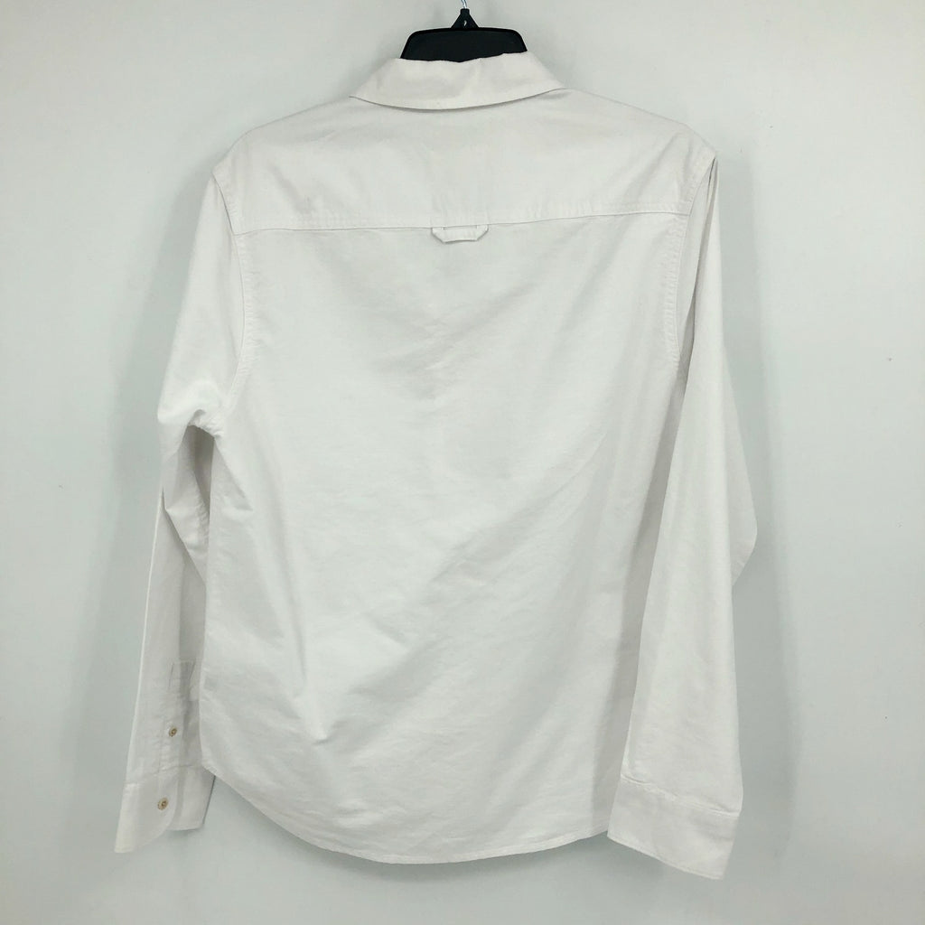 MADEWELL Men's The Vintage-Worn Oxford Shirt XS White Lighthouse NJ710 NWT