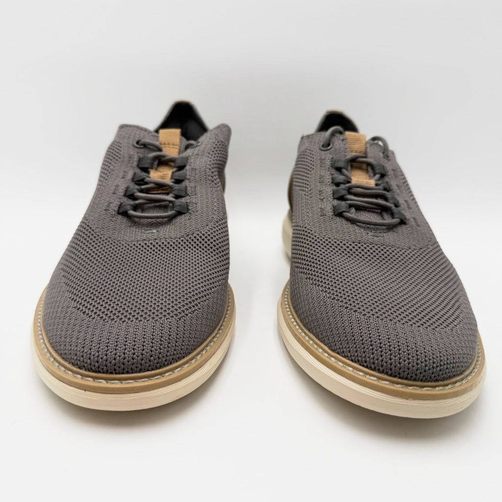 Clarks Mens Brantin Knit Casual Oxford Sneakers Size 11 Wide EU 44.5 Grey NIB