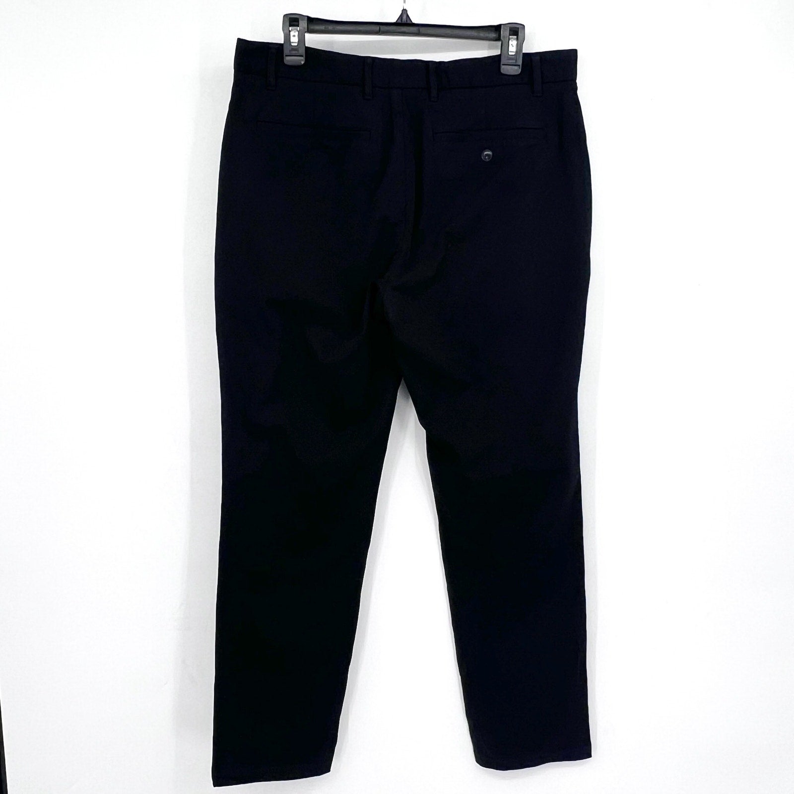 EVERLANE Men's Uniform Performance Chino Pants 30x34 Black Slim Fit NWT