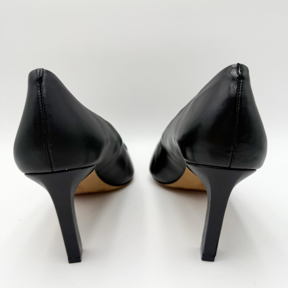 Vince Camuto Womens Retsie Pointed Toe Pumps Size 10 M Black Leather NIB