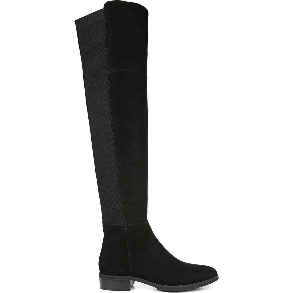 Sam Edelman Womens Pam Over the Knee Boots Size 9 EU 39 Black Suede Stretch NWOB