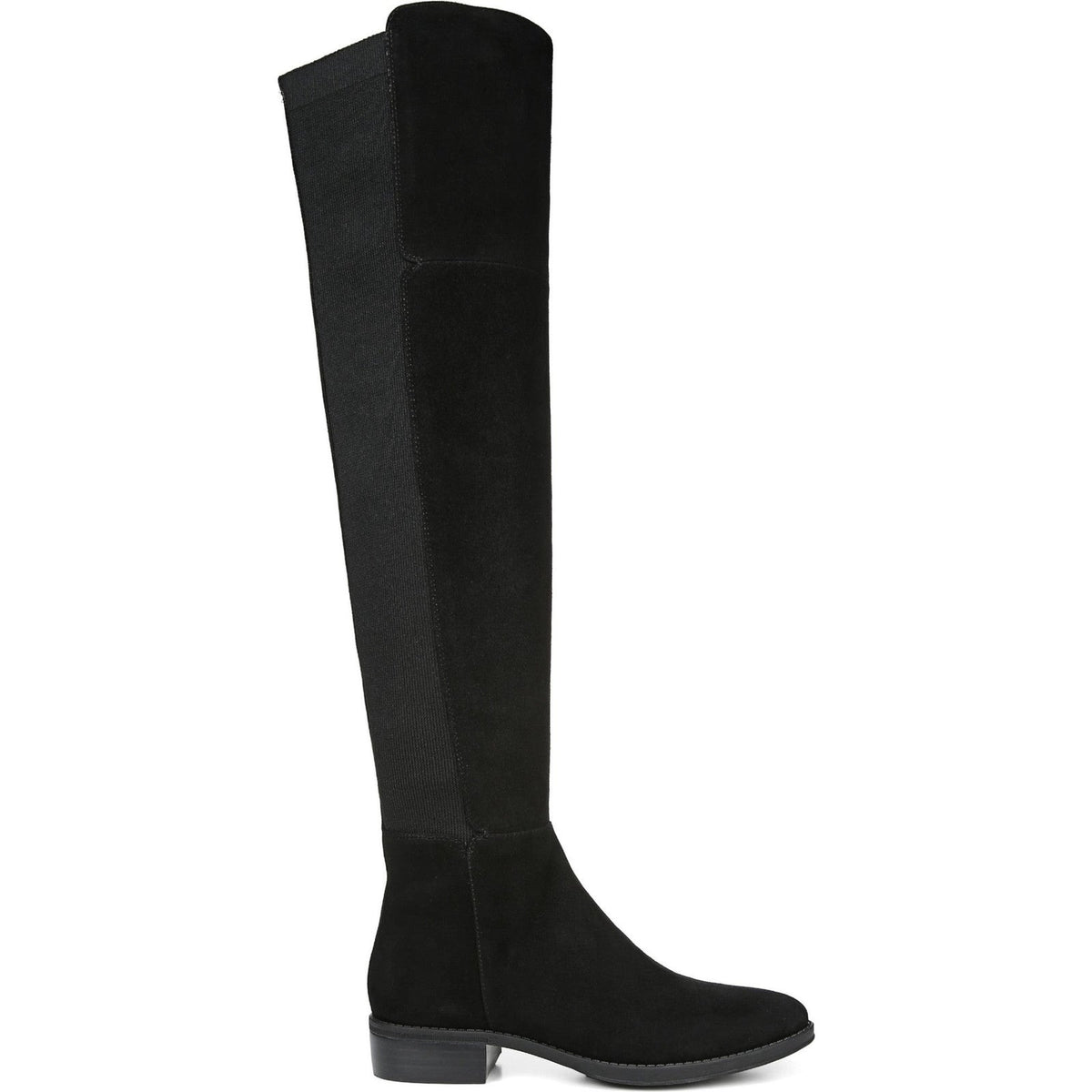Sam Edelman Womens Pam Over the Knee Boots Size 9 EU 39 Black Suede Stretch NWOB