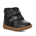 UGG Baby Rennon ll Boots US 0/1 XS Black Suede Leather NIB