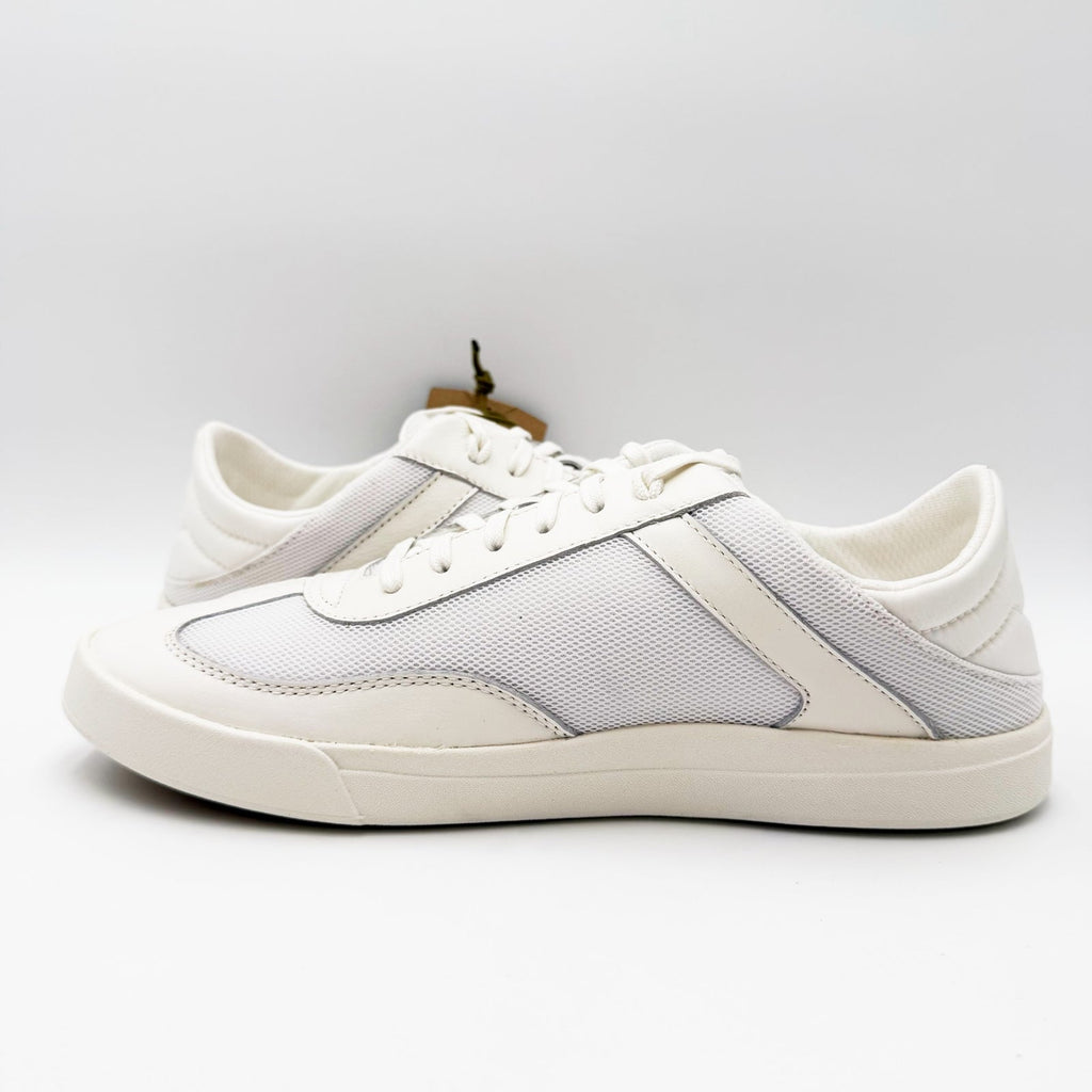 OluKai Womens Ha'upu Hulu Casual Sneakers Size 11 EU 41 Bright White NIB