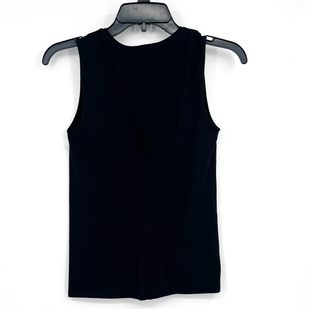 EVERLANE Women's The Supima Form Tank Top Medium Black Sleeveless Crewneck NWT