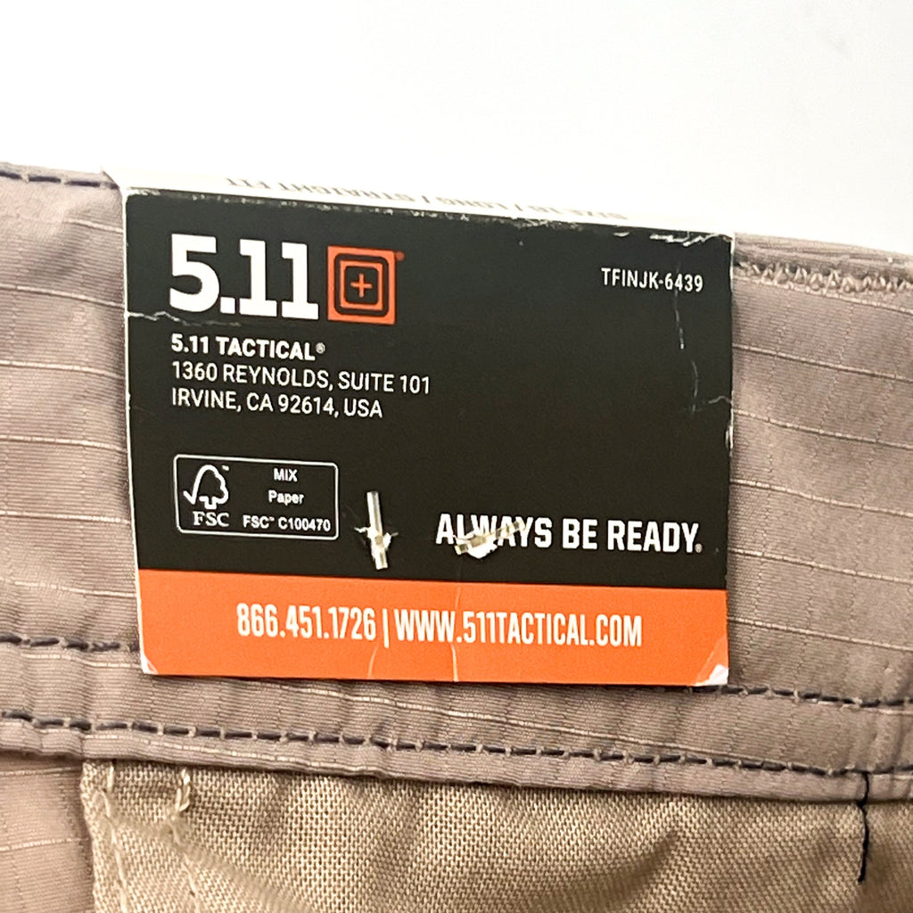 5.11 TACTICAL Women's Fast-Tac Urban Pants Size 16 34" Inseam Khaki 64420 NWT