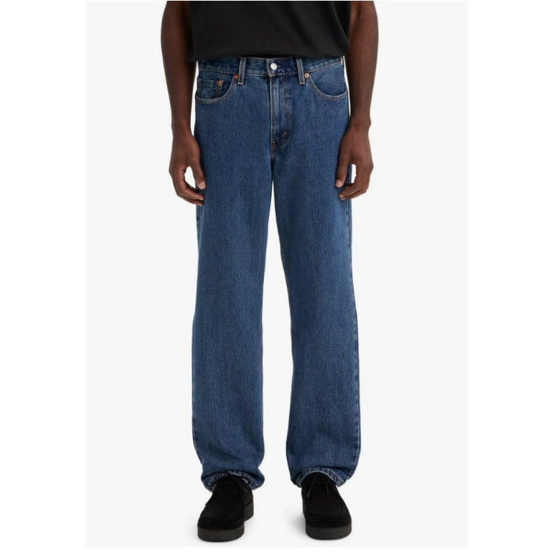 LEVI'S Men's 505 Straight Leg Jeans 33x34 Blue Dark Stonewash NWOT 005054886