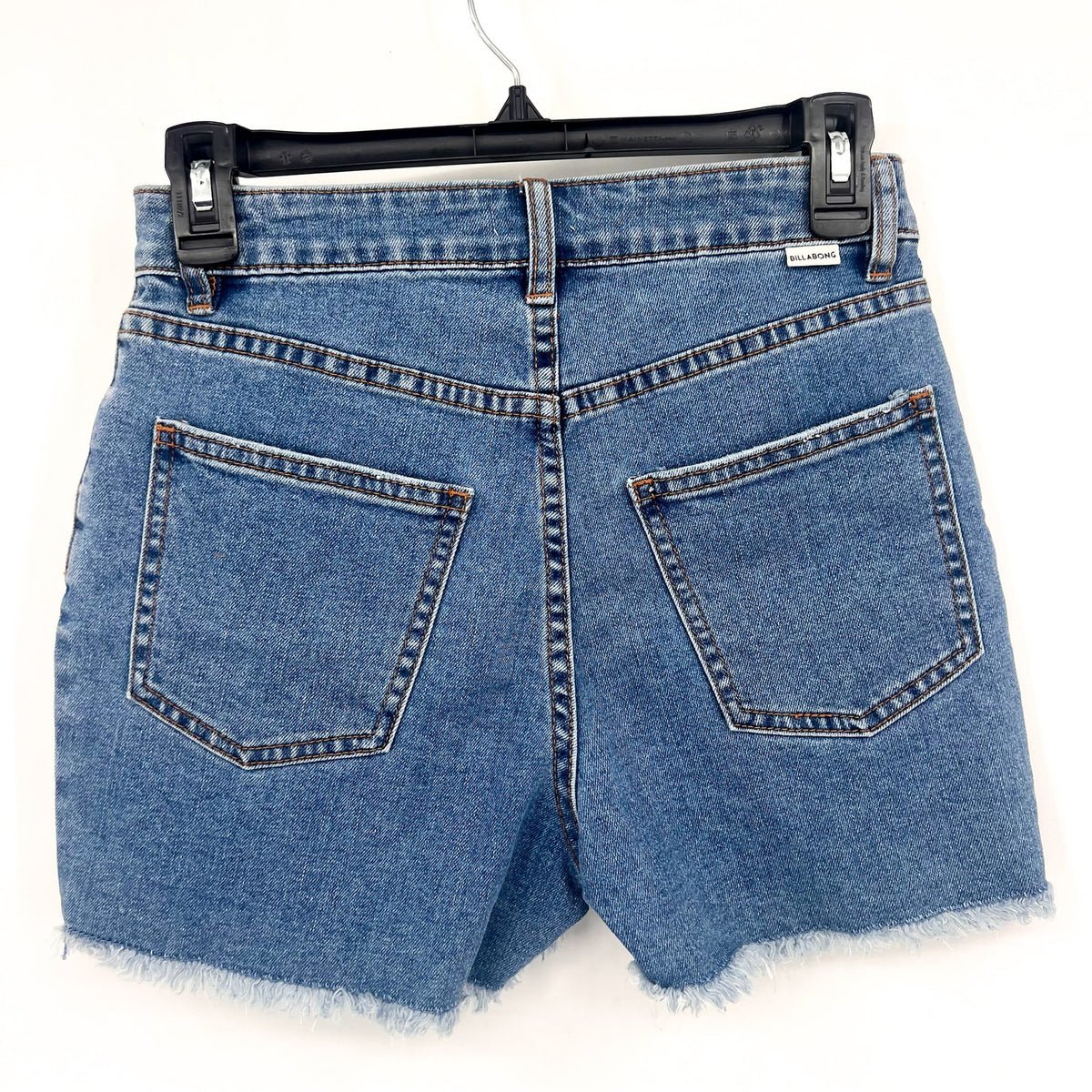 BILLABONG Women's So Cheeky Cut-Off Denim Shorts Size 25 US 0 Blue Jeans NWT
