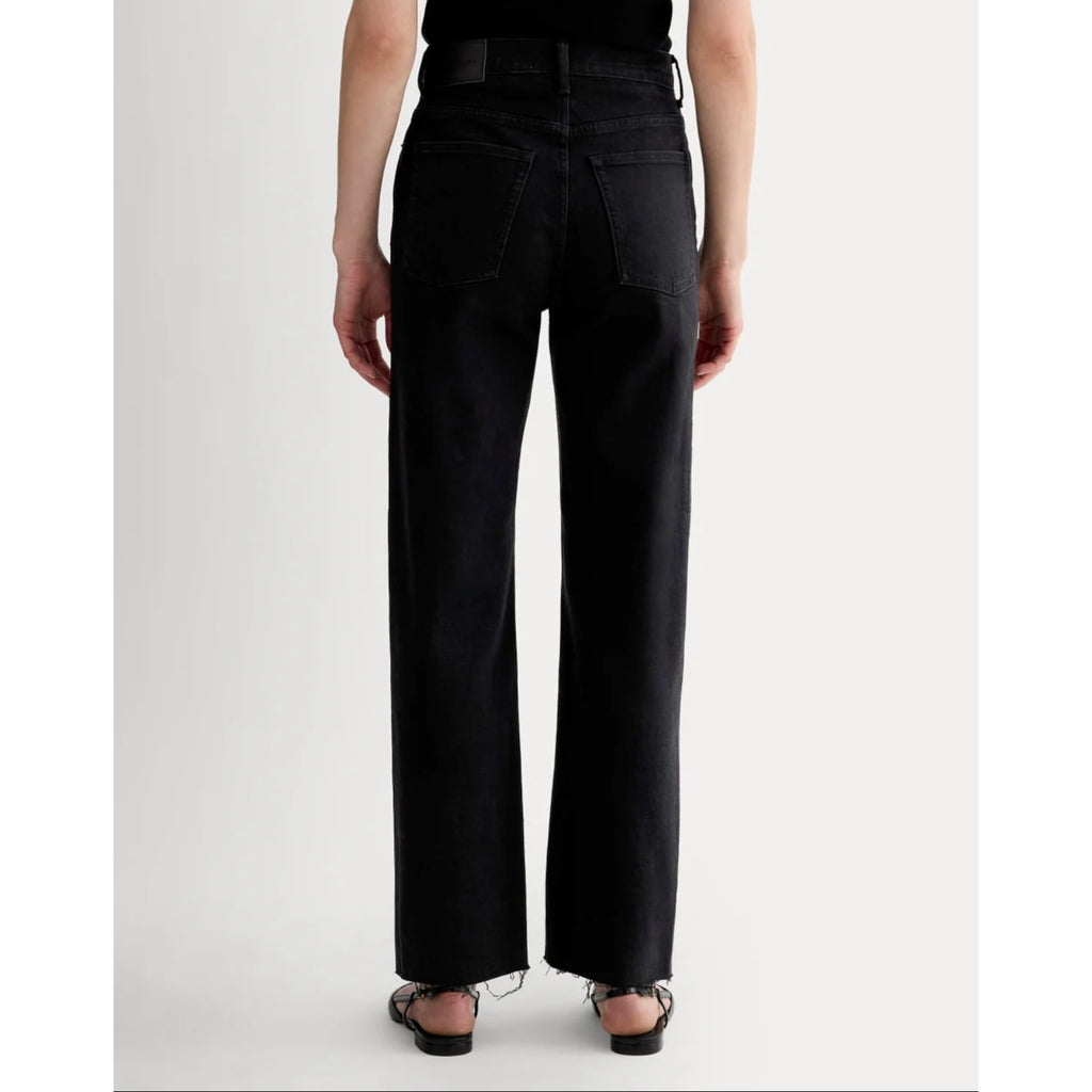 EVERLANE Women's The Way-High Jeans 28x27 US 6 Black Coal Straight Leg NWT