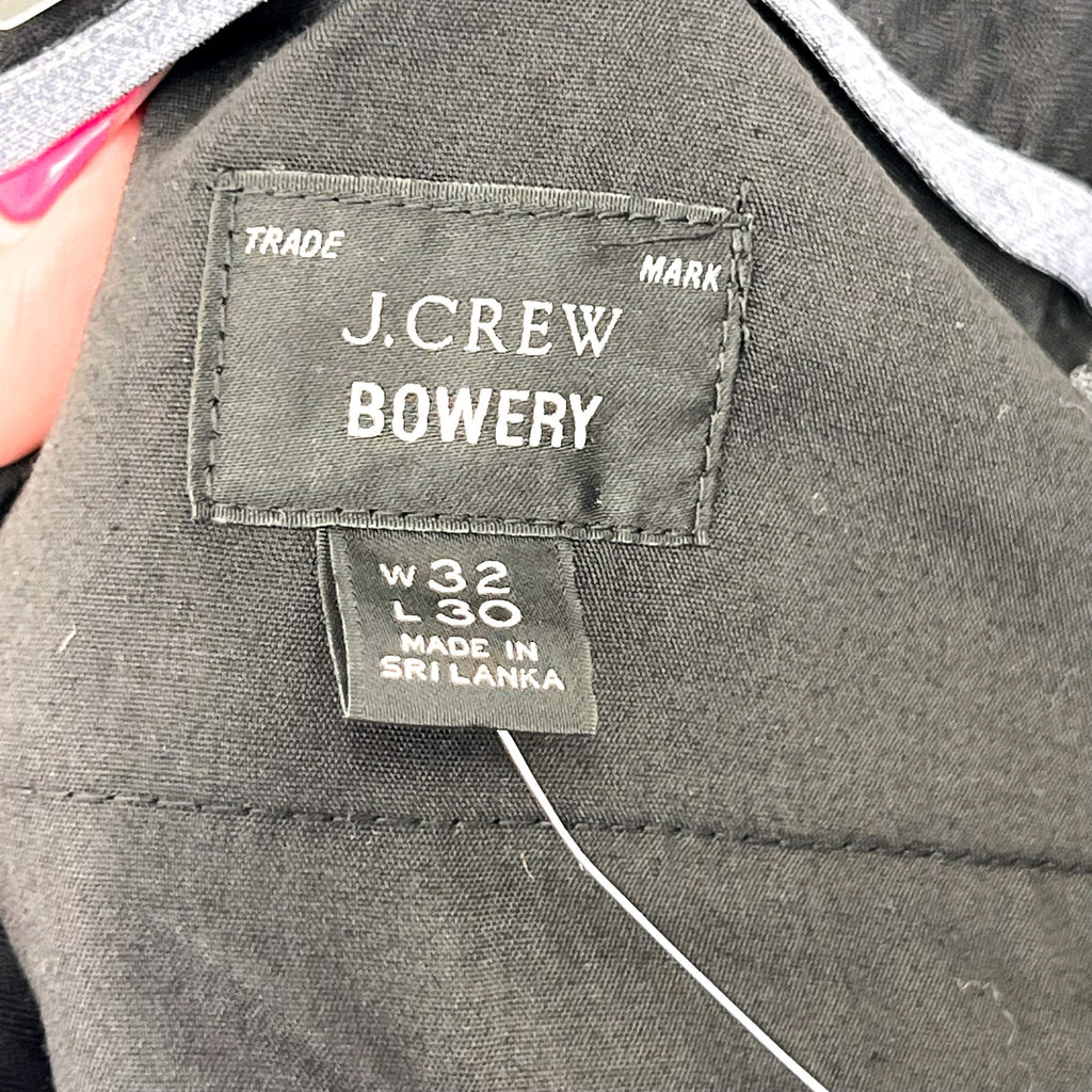 J.CREW Men's Bowery Slim-fit Pants 32x30 Charcoal Gray Wool Blend J6061 NWT