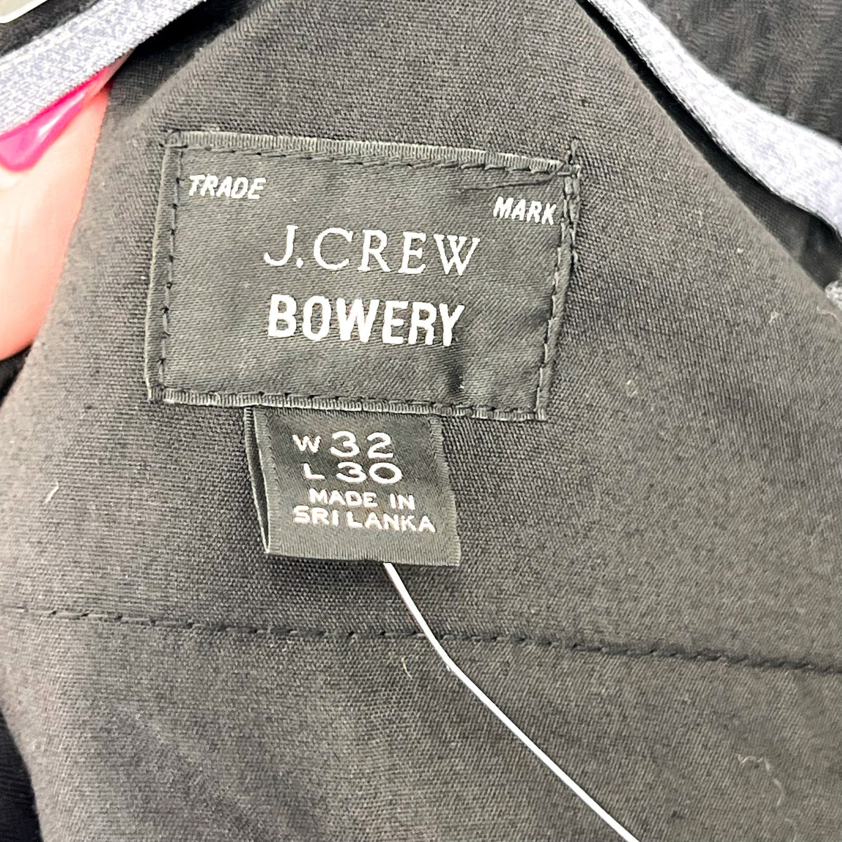 J.CREW Men's Bowery Slim-fit Pants 32x30 Charcoal Gray Wool Blend J6061 NWT