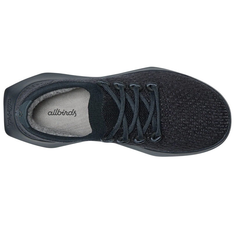 AllBirds Womens Tree Dasher 2 Casual Sneakers US 7.5 Black Knit NIB
