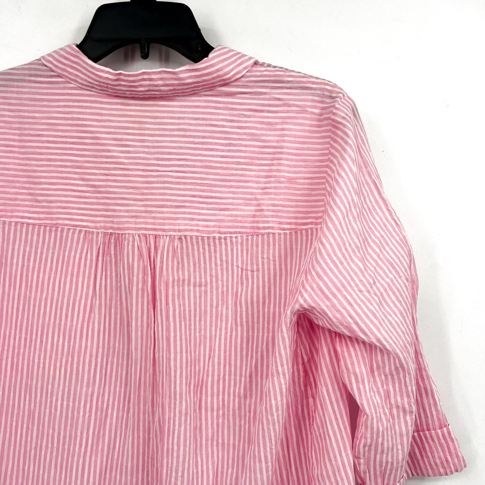 LILLY PULITZER Natalie Maxi Cover-up Dress Medium Conch Shell Pink Stripe NWT