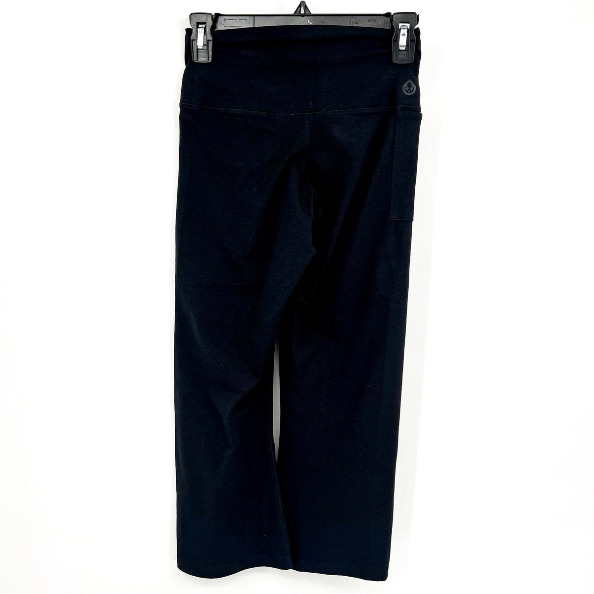 TASC Women's ALLways Crop Yoga Pants Small Black Stretch Elastic Waist NWT