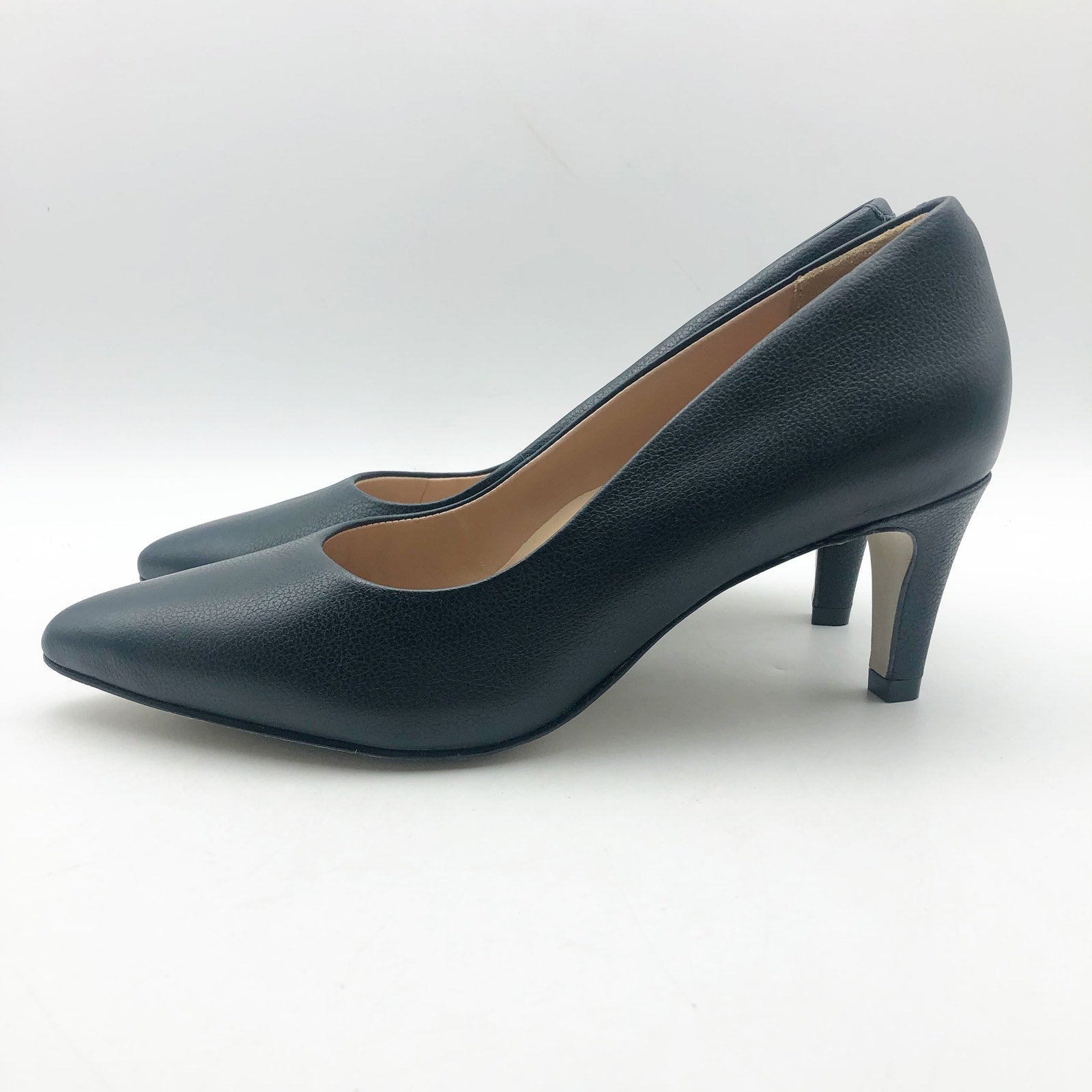 Marc Joseph Womens Trinity PL Pump US 7.5 EU 38.5 Navy Blue Leather NIB
